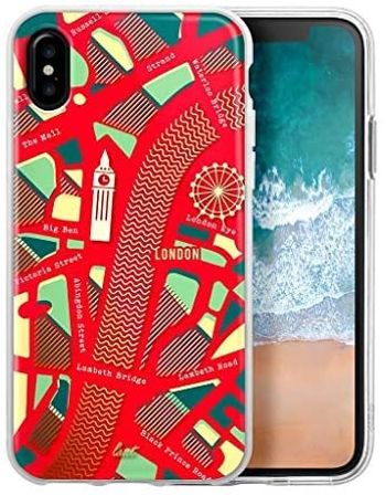 LAUT Nomad iPhone X Case | London | Multi Color | 5.8 Inches.