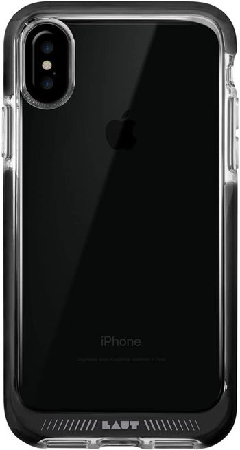 Laut Fluro Crystal Bumper Case For Apple Iphone X | Black | 5.8 Inches.