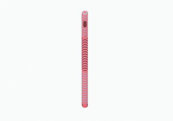 Cygnett Skin Fashion Tpu Case With Fine Chevron Stripe Pattern Highlight For Apple Iphone 7S Plus - Pink/Blue, Cy2269Cpski One Size