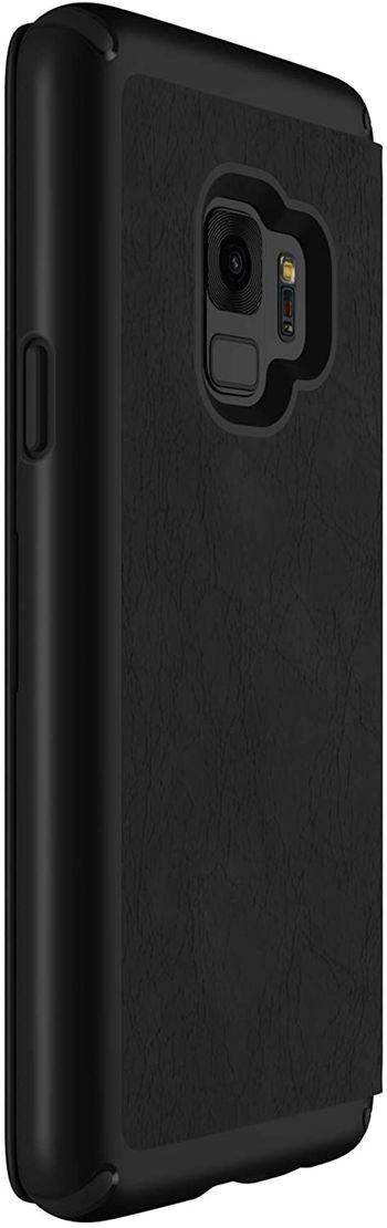 SPECK Presidio Folio Leather Cover f. Samsung Galaxy S9, Black