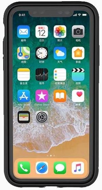 Cygnett Skin Slimline Case with Soft Touch, Flexible Shell, Slim & Lightweight, Works with Wireless Chargers, Raised Camera Bezel, Scratch Resistant, Edge to Edge Shockproof - For iPhone X/XS - Black - One Size