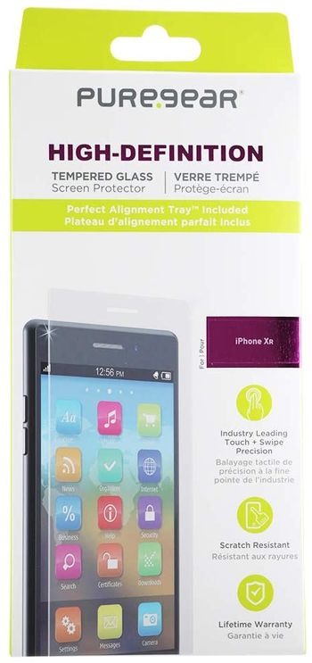 Puregear Tempered Glass High Definition Screen Protector For Iphone Xr - Clear