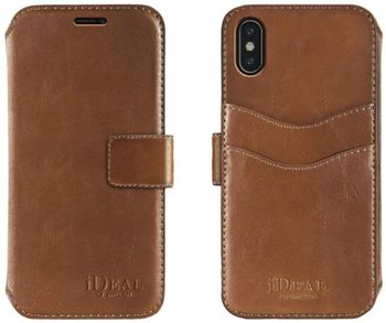 iDeal of Sweden STHLM Wallet Case for Apple iPhone X - Brown