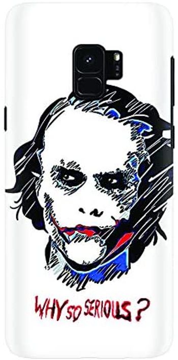 جراب Stylizedd لهاتف Samsung Galaxy S9 Slim Snap Case - Why So Serious - متعدد الألوان