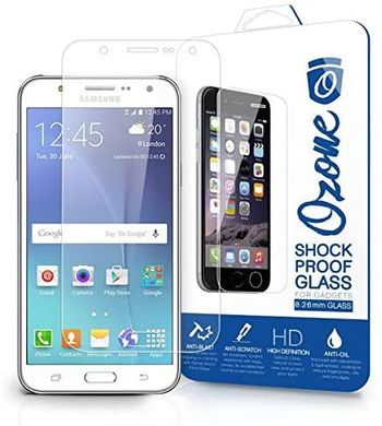 Ozone Samsung Galaxy J1 Shock Proof Tempered Glass Screen Protector/Clear