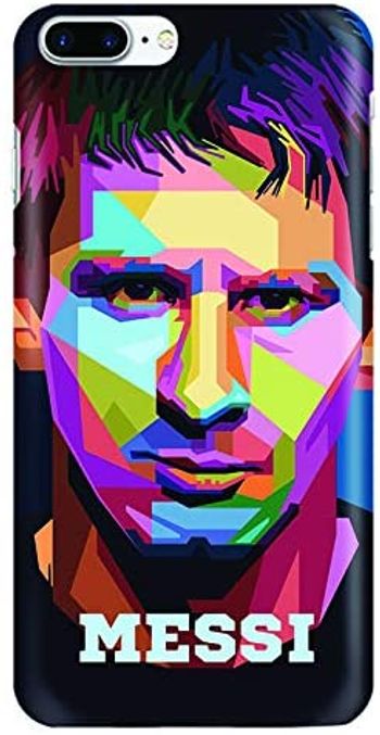 Stylizedd Apple Iphone 8 Plus Slim Snap Case Cover Matte Finish - Poly Messi - Multi Color/One size