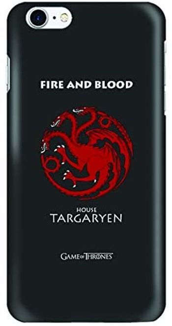 Stylizedd Apple Iphone 8 Slim Snap Case Cover Matte Finish - Got House Targaryen - Grey