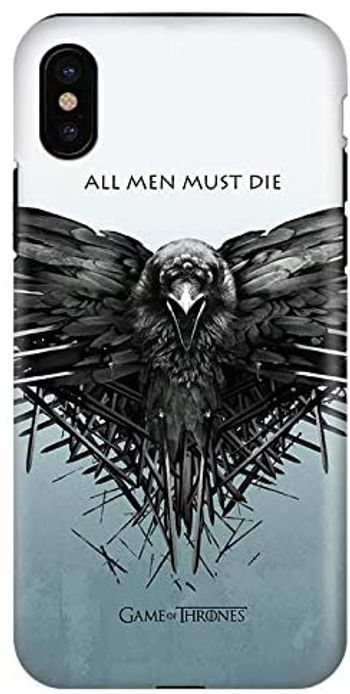 Stylizedd Iphone Xs/Iphone X Tough Pro Matte Case Cover Matte Finish - Got All Men Must Die - Multi Color/One Size