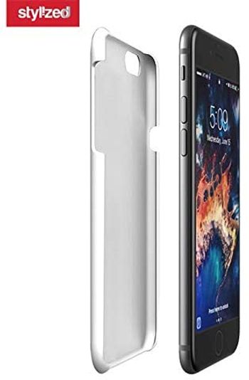 جراب Stylizedd لهاتف Apple iPhone 8 Slim Snap - لون أسود