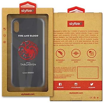 Stylizedd Iphone Xs/Iphone X Snap Classic Matte Case Cover Matte Finish - Got House Targaryen - Grey