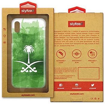 Stylizedd Iphone Xs/Iphone X Snap Classic Matte Case Cover Matte Finish - Saudi Emblem - Green