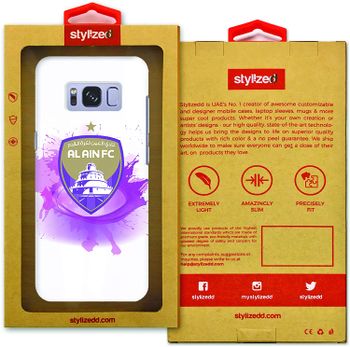 جراب Stylizedd لهاتف Samsung Galaxy S8 Plus رفيع مطفأ اللمعة - Splash Of Al Ain Fc - متعدد الألوان