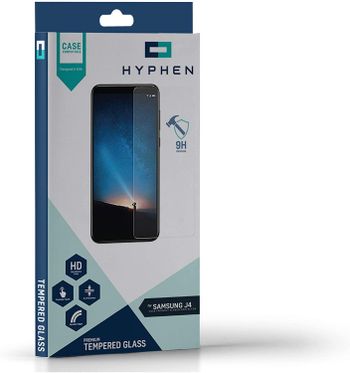 Hyphen Tempered Glass Screen Protector for Samsung J4/Clear/One Size