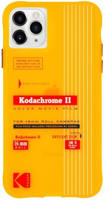 KODAK x CASE-MATE - iPhone XR Case - Kodak Striped Kodachrome Super 8 Case