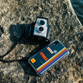 KODAK x CASE-MATE - iPhone XR Case - Kodak Striped Kodachrome Super 8 Case