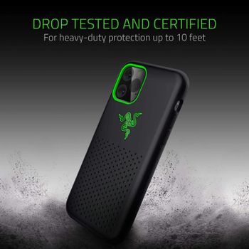 جراب Razer Arctech Pro THS Edition لهاتف iPhone 11 Pro: جهاز التبريد الحراري والأداء التهوية - متوافق مع الشحن اللاسلكي - معتمد من اختبار السقوط حتى 10 قدم - كوارتز وردي