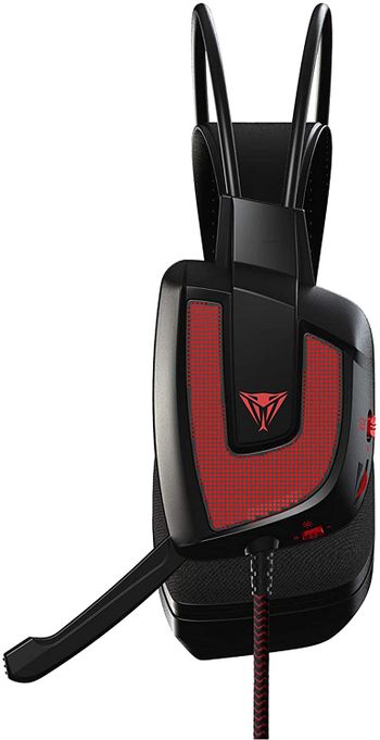 Patriot Viper V360 7.1 Virtual Surround Sound Gaming Headset (Pv3607Umlk) /Black/One Size