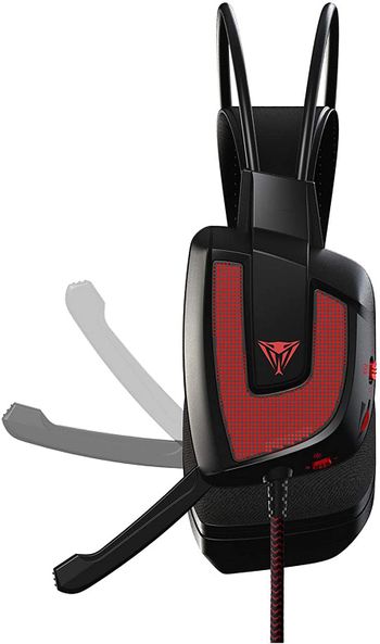 Patriot Viper V360 7.1 Virtual Surround Sound Gaming Headset (Pv3607Umlk) /Black/One Size