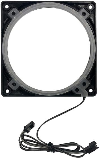 إطار مروحة PHanteks Halos الرقمي 140 ملم , اسود (PH-FF140DRGBP_BK01)