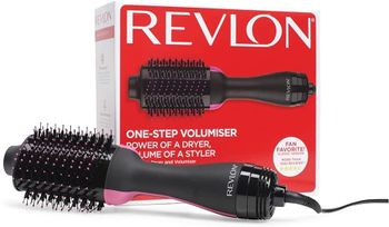 REVLON RVDR 5222, One-Step Hair Dryer And Volumizer Hot Air Brush, Black/1/One Size/Black