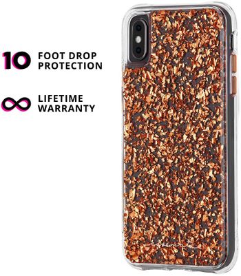 Case-Mate - iPhone XS Max Case - KARAT - iPhone 6.5 - Rose Gold