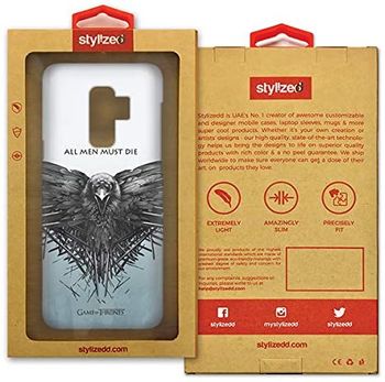 جراب Stylizedd لهاتف Samsung Galaxy S9 Plus رفيع سهل التركيب بلمسة نهائية غير لامعة - GOT All Men Must Die