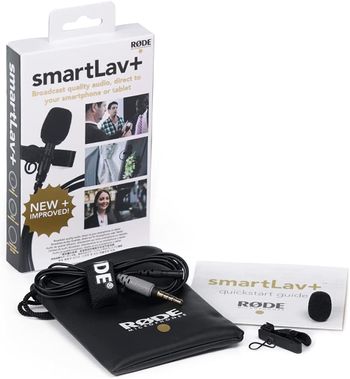 Rode Smartlav+ Lavalier Microphone for Smartphone/Microphone/Black