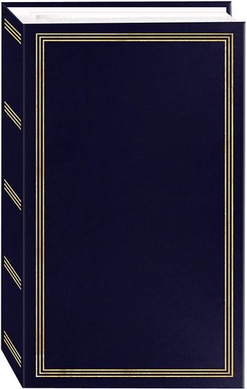 Pioneer Photo Albums STC-504 Navy Blue Photo Album, 504 Pockets 4"x6"