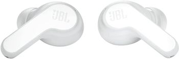 JBL Wave200 True Wireless Earbud Headphones, Deep Powerful Bass, 20H Battery, Dual Connect, Hand-Free Call, Voice Assistant, Comfortable Fit, IPX2 Sweatproof, Pocket Friendly - White, JBLW200TWSWHT- One Size