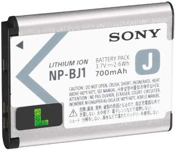 Sony NP-BJ1 J-Type Rechargeable Battery Pack - Silver/31.4 x 6 x 39.5mm