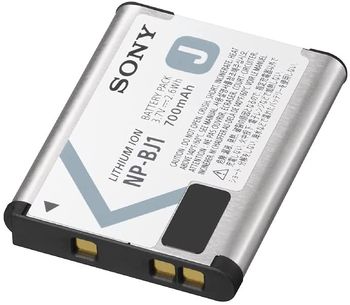 Sony NP-BJ1 J-Type Rechargeable Battery Pack - Silver/31.4 x 6 x 39.5mm