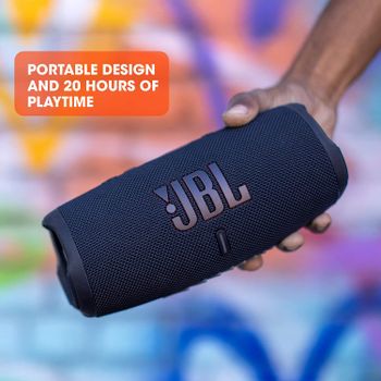 JBL CHARGE 5 Portable Waterproof Speaker with Powerbank, Black