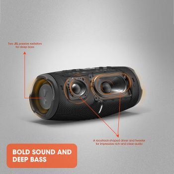 JBL CHARGE 5 Portable Waterproof Speaker with Powerbank, Black