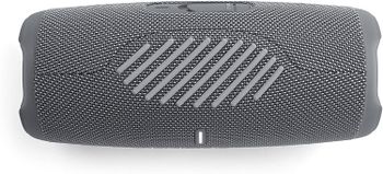 JBL Charge 5 Portable Speaker, Built-In Powerbank, Powerful JBL Pro Sound, Dual Bass Radiators, 20H of Battery, IP67 Waterproof and Dustproof, Wireless Streaming, Dual Connect - Gray, JBLCHARGE5GRY