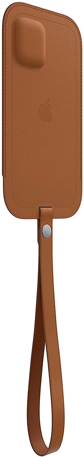 Apple Leather Sleeve with MagSafe (for iPhone 12 mini) - Saddle Brown