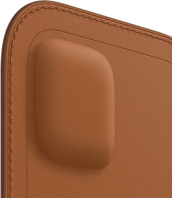 Apple Leather Sleeve with MagSafe (for iPhone 12 mini) - Saddle Brown