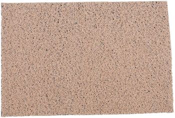 Kuber Industries Rubber 1 Piece Door Mat 16x24'' (Cream)