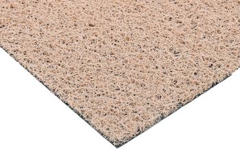 Kuber Industries Rubber 1 Piece Door Mat 16x24'' (Cream)