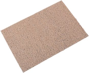 Kuber Industries Rubber 1 Piece Door Mat 16x24'' (Cream)