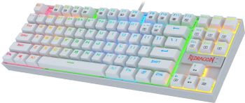 Redragon Kumara White, Wired Mechanical Keyboard, Rgb