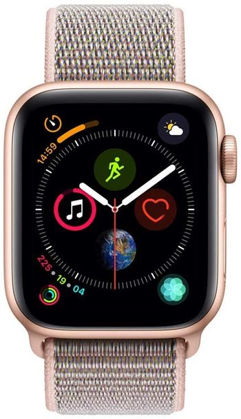 Apple Watch Series 4 GPS 40mm Gold Aluminium Case With Pink Sand Sport Loop