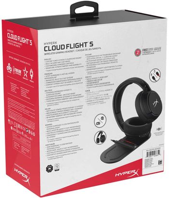 HyperX HX-HSCFS-SG/WW Cloud Flight S Bluetooth Headsets - Black