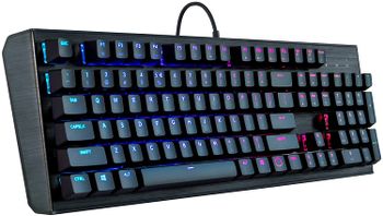 Cooler Master CK552 Gaming Mechanical Keyboard with Gateron Red Switch with RGB Back Lighting - Pure Black, Full