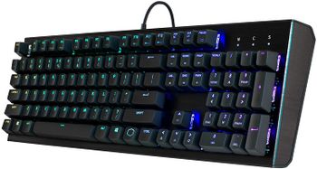 Cooler Master CK552 Gaming Mechanical Keyboard with Gateron Red Switch with RGB Back Lighting - Pure Black, Full