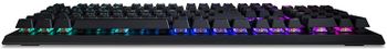 Cooler Master CK552 Gaming Mechanical Keyboard with Gateron Red Switch with RGB Back Lighting - Pure Black, Full