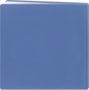 Pioneer 300532 Snapload 12x12 Fabric Ribbon Cover Scrapbook, Blue/12x12 Inch/Blue