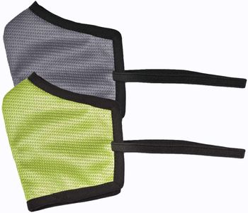 Swayam Reusable 4-Layers Outdoor Protective Face Mask-Pack of 2(Gray/Green)