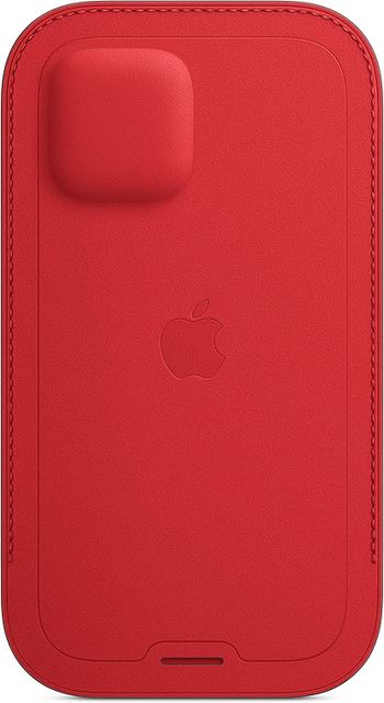 Apple Leather Sleeve with MagSafe (for iPhone 12, 12 Pro) - Pink Citrus