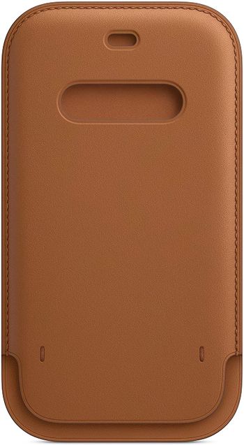 Apple Leather Sleeve with MagSafe (for iPhone 12, 12 Pro) - Baltic Blue