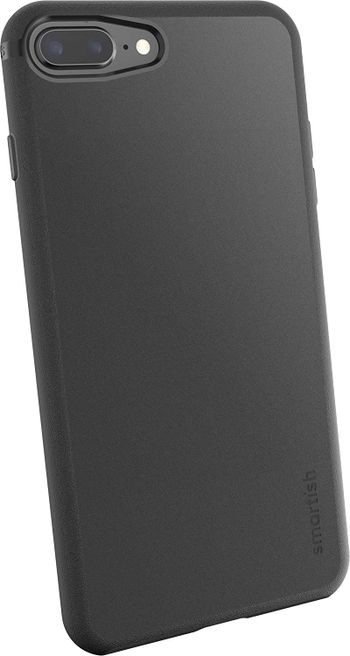 Smartish iPhone 8 Plus / 7 Plus Slim Case - Gripmunk [Lightweight + Protective] Thin Cover for Apple iPhone 7 Plus / 8 Plus (Silk) - Black Tie Affair